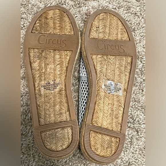 Circus by Sam Edelman Women’s Espadrilles Size 6.5 Blue Lena Nautical Preppy - Picture 10 of 12